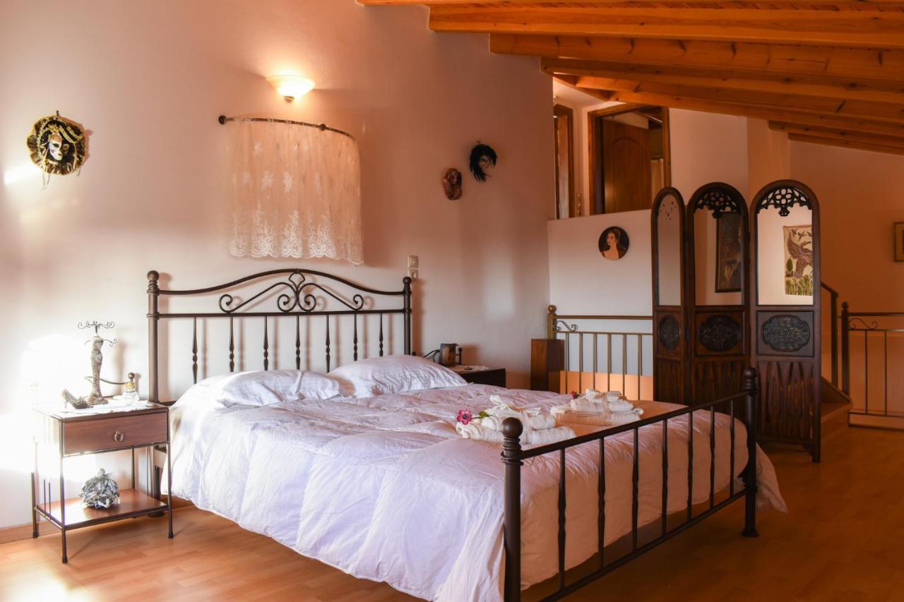 Amber Seaview Villa By The Olive Groves 卡拉马塔 外观 照片